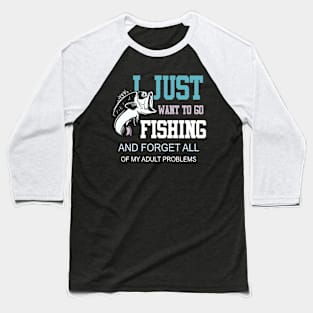 fishing tshirt Baseball T-Shirt